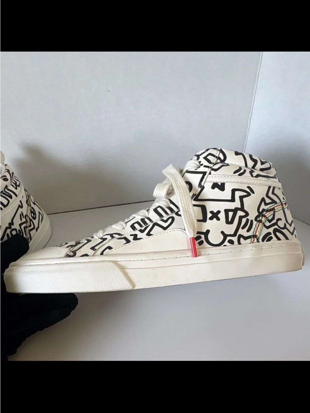 Zara x Keith Haring High Top Sneakers In Great Condition Please Read Desc.
